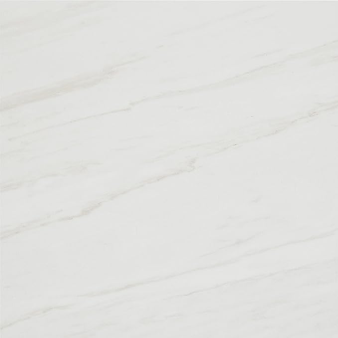Daltile Perpetuo 24" X 24" Porcelain Marble Look Floor Tile in Matte Timeless White (4 pieces per carton) (15.20 sqft per carton)