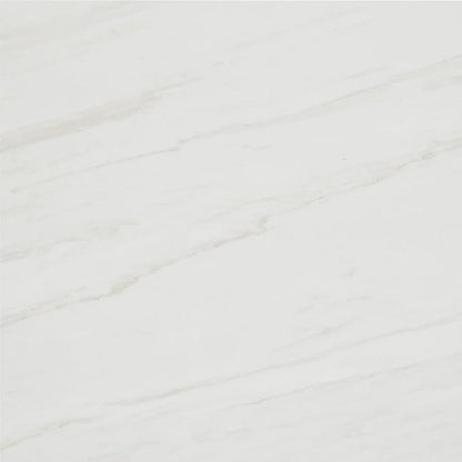 Daltile Perpetuo 24" X 24" Porcelain Marble Look Floor Tile in Matte Timeless White (4 pieces per carton) (15.20 sqft per carton)