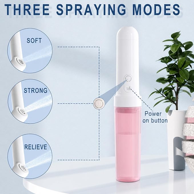 Electric Portable Bidet Sprayer with 3 Pressure Modes | USB-C Fast Charge for Travel & Postpartum Care
