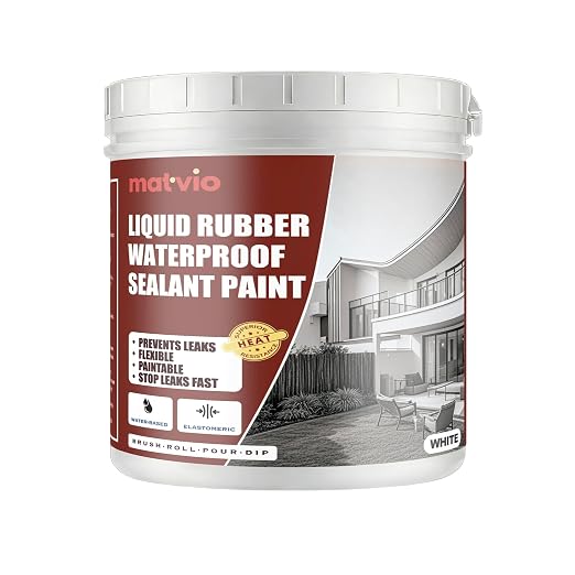 White RV Roof Coating, 1 Quart | Solar Reflective Liquid Rubber Sealant | UV & Heat Resistant | Waterproof Membrane for Camper, Trailer & Metal Roofs | Elastomeric Leak Repair Paint