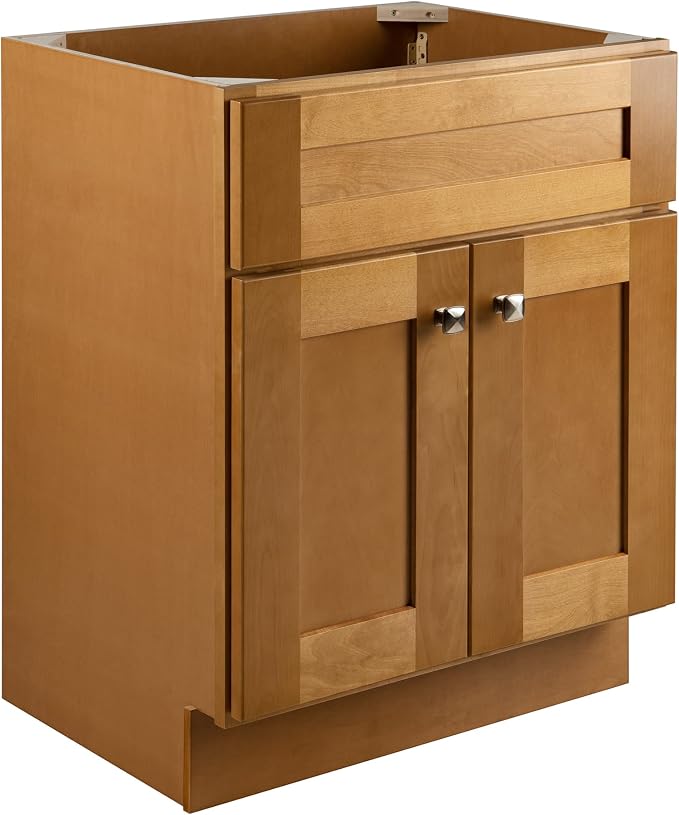 Design House Brookings Bathroom Vanity, 24", Modern Birch | Adjustable Hinges, Freestanding, Contemporary/Modern, Wood, Bath, 587105