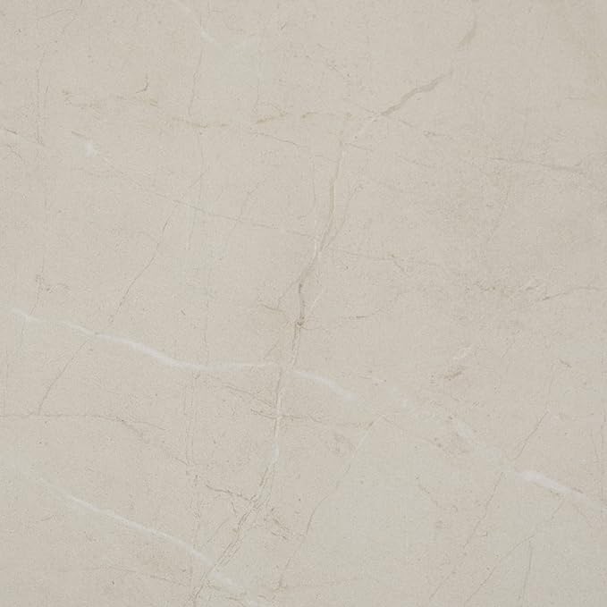 Daltile Perpetuo 24" X 24" Porcelain Marble Look Floor Tile in Polished Elegant Beige (4 pieces per carton) (15.20 sqft per carton)