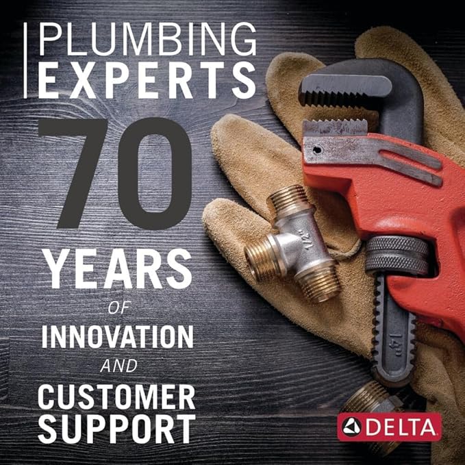 Delta Nicoli 14 Series Brushed Nickel Bathtub Shower Faucet Set with Handheld Shower Head, Valve Trim Kit, Stainless 144749-SS-HS (Valve Included)