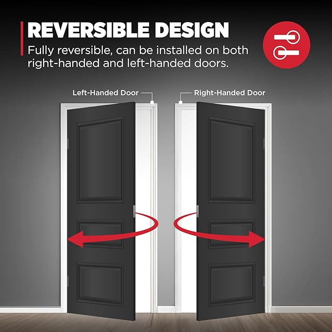 Kwikset Tripoli Lever Entry Door Handle with Lock and Key, Secure Keyed Reversible Lever Exterior, For Front Entrance and Bedrooms, Satin Nickel, Pick Resistant Smartkey Rekey Security and Microban