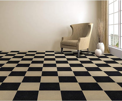 Achim Home Furnishings Nexus Burgundy 12x12 Self Adhesive Carpet Floor Tile - 12 Tiles/12 sq Ft.,NXCRPTBU12