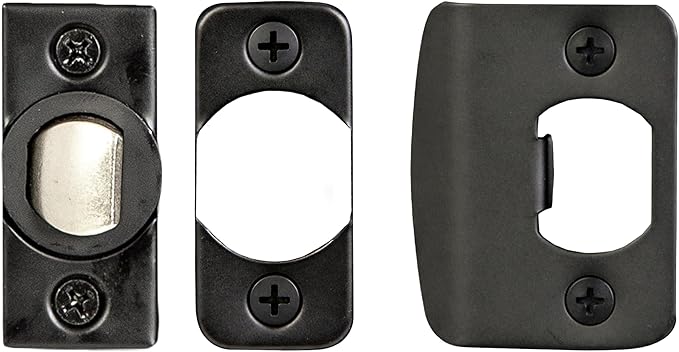 Design House Terrace Interior Door Knobs, Universal Passage Door Handle – Round Closet Door Knobs for Home Improvement - Oil Rubbed Bronze Dummy Door Knob, Design House 728717