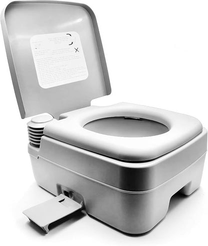 HTTMT- ET-Toilet001-5 Gallon 20L Portable Toilet Flush Travel Camping Outdoor/Indoor Potty Commode