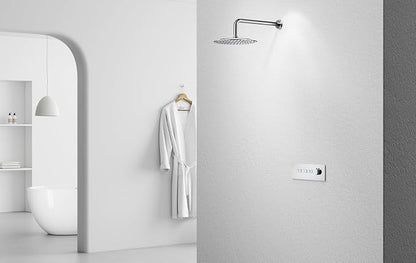 VBFF-Shower Head,rain shower head, 8 inch- Round Shower Head, 1.8 GPM Flow Rate, rainfall showerhead,VBFF11 (Chrome)