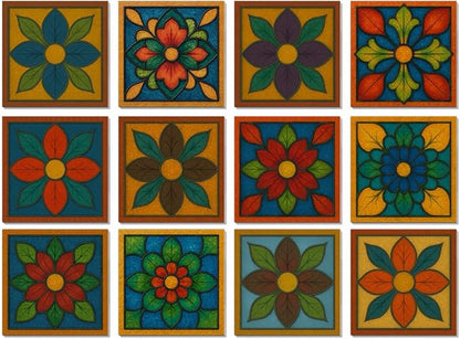 Easy Peel Stick wall Tile Stickers 6x6in Stick on backsplash Tiles,12Pcs | removable 3D tile for kitchen RV bathroom laundry backsplash decor,Ultra-high-definition printed 4-leaf-clover pattern