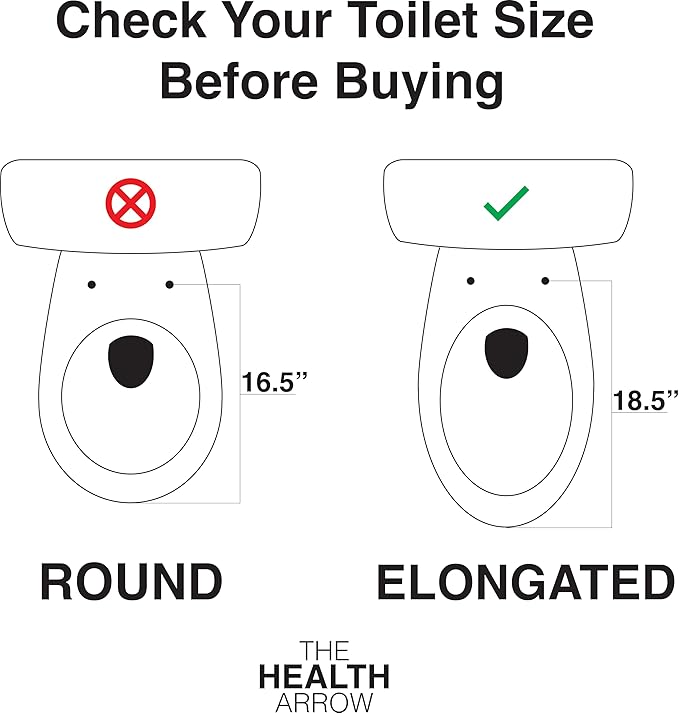 Elongated Bidet Toilet Seat – Non-Electric, Hygienic Fresh Water bidet, Adjustable water Pressure, Self-Cleaning Dual Nozzles (Rear & feminine wash) – Brass Inlet, Quiet-Close, Easy Install