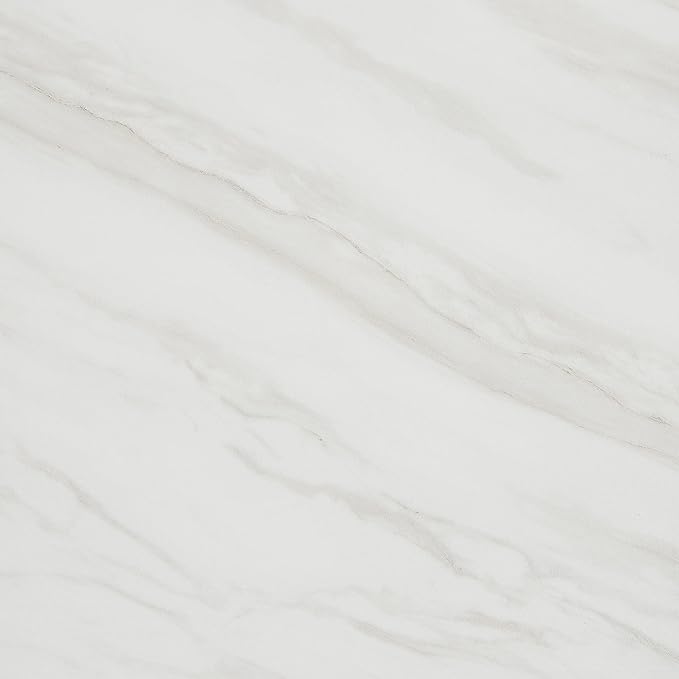 Daltile Perpetuo 24" X 24" Porcelain Marble Look Floor Tile in Matte Timeless White (4 pieces per carton) (15.20 sqft per carton)