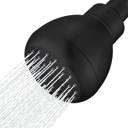 High Pressure Rain Shower Head, 3 Inch Anti-Clog Self-Cleaning Silicone Jets, 2.5 GPM with 1.8 GPM Flow Restrictor, Easy Install for Low Water Pressure, Hotel SPA Experience (Chrome)