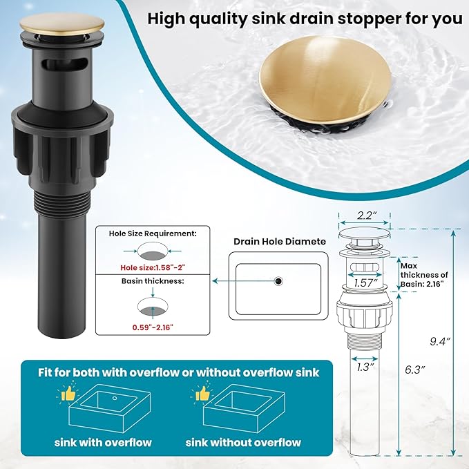 gotonovo Bathroom Sink Faucet Single Hole Double Cross Handle Knobs Lavatory Vessel Sink Mixer Tap Bathroom Faucet with Pop up Drain and Deck Cover Plate Antique Brass