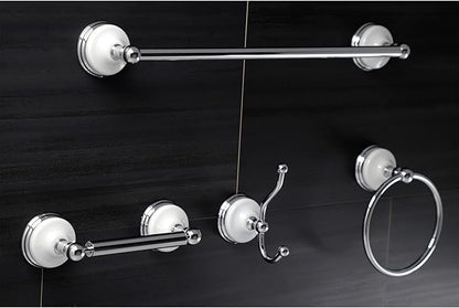 Kingston Brass BAK1112478C Victorian 4-Piece Bathroom Hardware, Polished Chrome