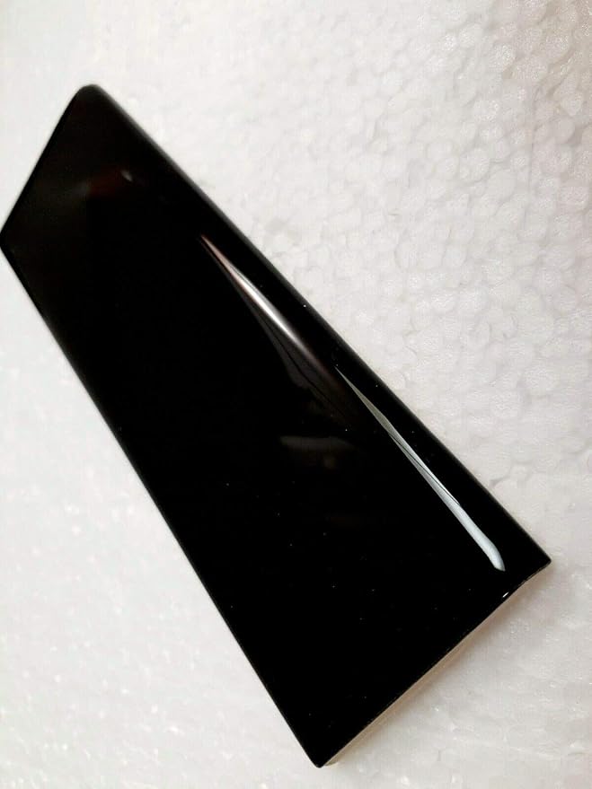 Black 2x6 in Ceramic Tile Bullnose Trim Edge 2 x 6 inch American Olean Box 10 Piece