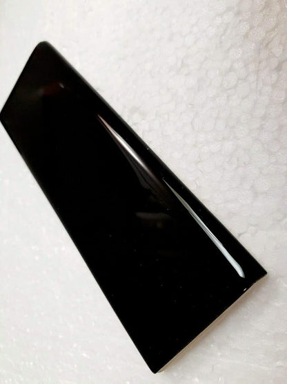 Black 2x6 in Ceramic Tile Bullnose Trim Edge 2 x 6 inch American Olean Box 10 Piece