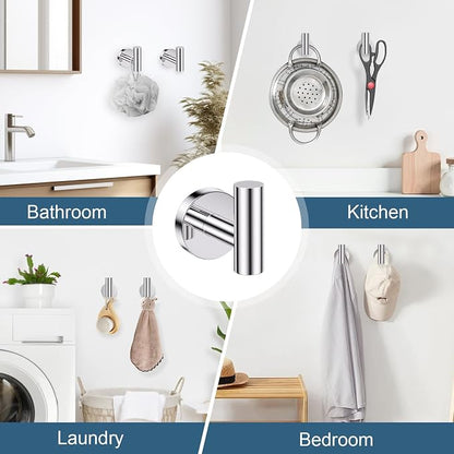 Polished Chrome Bathroom Hardware Set, 5 Pieces Chrome Towel Bar Bathroom Accessories, Upgraded Toilet Paper Holder with Shelf Set, 23.6 Inch Towel Rack Towel Holder for Bathroom Wall