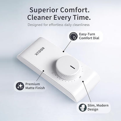 Core 1.0 -Ultra-Slim Non-Electric Bidet Attachment for Toilet – Dual Nozzle, Adjustable Water Pressure, Easy DIY Installation, Self-Cleaning Sprayer, Eco-Friendly Design (White)