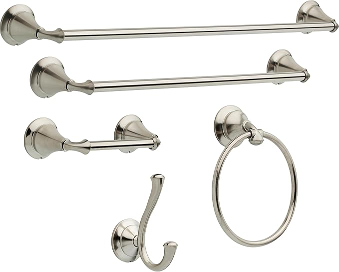 DELTA Linden Towel Hook, Stainless, Bathroom Accessories, 79435-SS