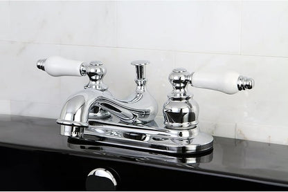 Kingston Brass KB601B 4-Inch Centerset Lavatory Faucet, 2.88" x 4.05" x 6.88", Polished Chrome