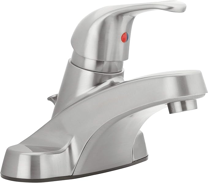 Aqua Vista 30-B410-AV-BN Watersense Certified Bathroom Sink Faucet, Brushed Nickel Single Handle