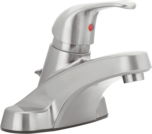 Aqua Vista 30-B410-AV-BN Watersense Certified Bathroom Sink Faucet, Brushed Nickel Single Handle
