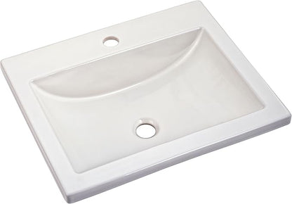American Standard 0643001.020 Studio Drop in Sink with Center Faucet Holes