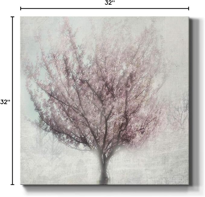Renditions Gallery Blossoms of Spring Wall Art, Premium Gallery Wrapped Canvas Decor, Ready to Hang, 32 in H x 32 in W, Made in America Print