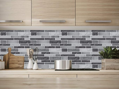 Art3d 10-Sheet Self-Adhesive Tile Backsplash for Kitchen, Vinyl Decorative Marble Tiles, 30 * 30cm | Strong Adhesion, Lightweight, Cuttable, Waterproof, Fadeless, Crack Resistant, for Kitchen, Bedroom, Ideal for Recently Moved