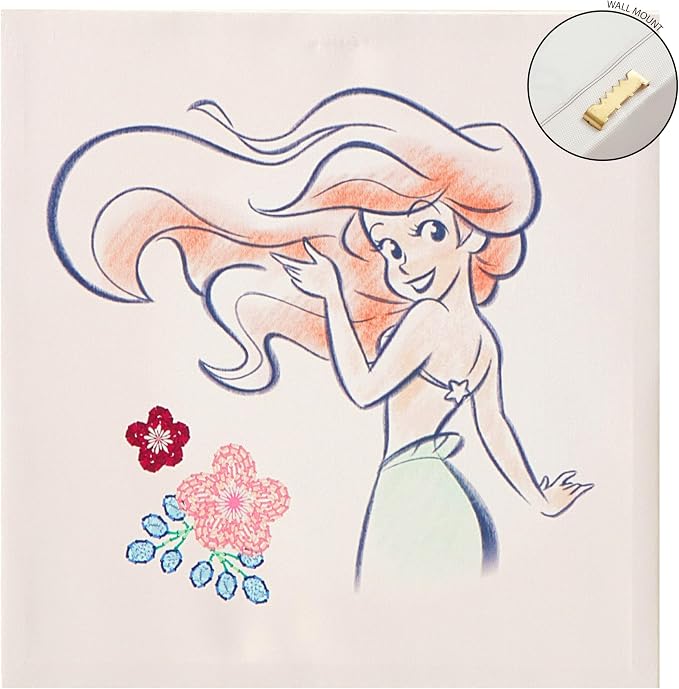 Disney Princess 4 Pack Square Canvas Wall Art Set, 11''x11'' each