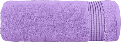 Elegant Comfort Premium Turkish Cotton 1 Piece Jumbo Bath Towel - 35 x 70 inch, Luxurious Hotel Spa Quality 100% Turkish Cotton Large Bath Towel - Highly Absorbent - Soft Bathroom Towel, Lilac