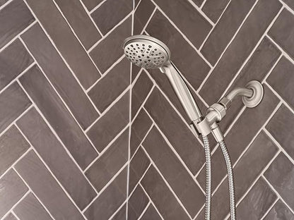 Moen Attune Shower Head with Handheld Sprayer, 6 Handheld Shower Head Spray Settings, Spot Resist Brushed Nickel Finish, 218H0SRN