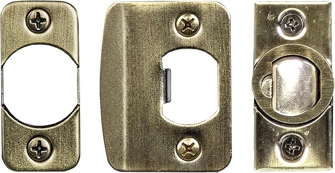 Design House 728345 Terrace 6-Way Universal Keyed Entry Door Knob Antique Brass