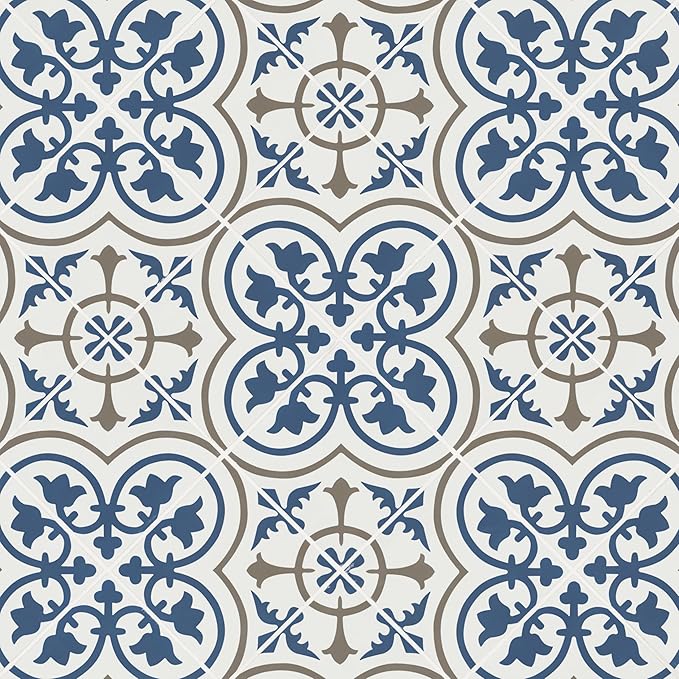 MSI Zenzibar Encaustic 8 in. x 8 in. Matte Porcelain Wall Tile for Bathroom, Floor Tile and Kitchen Backsplash