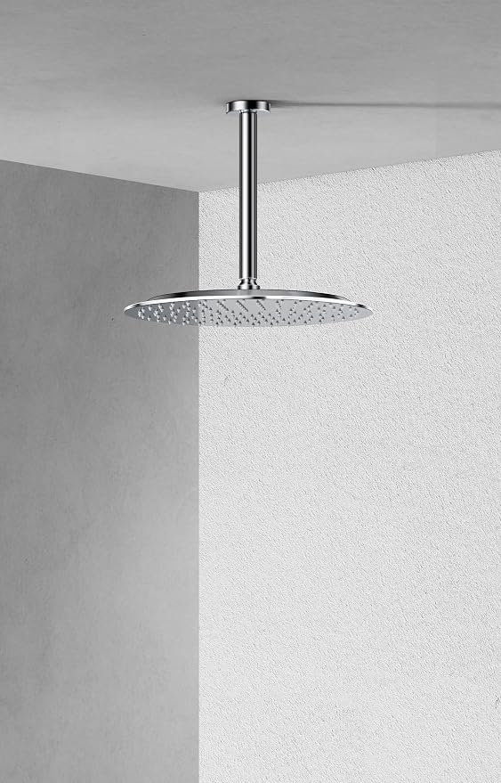 VBFF-Shower Head,rain shower head, 8 inch- Round Shower Head, 1.8 GPM Flow Rate, rainfall showerhead,VBFF11 (Chrome)