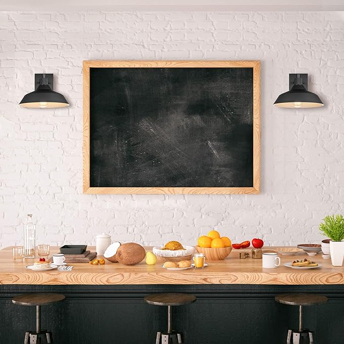 Globe Electric Modern Farmhouse Wall Sconce, Matte Black, 12 x 11 x 9 inches, Indoor/Outdoor, Kitchen, Porch Decor, 60W Bulb