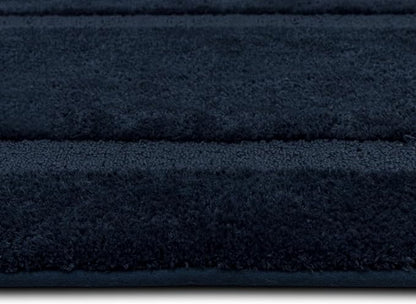 Mohawk Home Prestige Casual Solid Navy Blue 1' 8" X 2' 10" Bath Mat Perfect for Bathroom