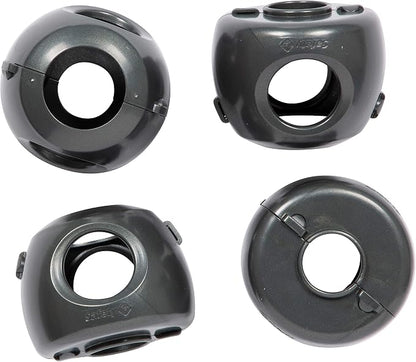 Safety 1st Parent Grip Door Knob Covers, Grey/Charcoal, 4 Count (Pack of 1)