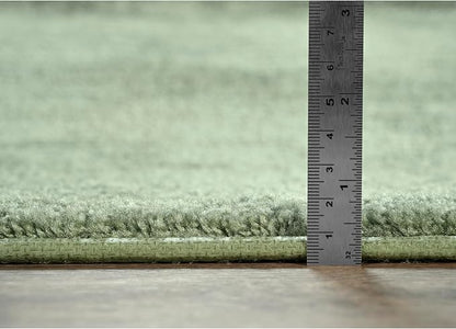 Garland Rug Traditional Nylon Washable Deep Fern 4 Piece Set - Lid, Contour, 2 Bath Rugs - Soft, Absorbent, and Stylish for Your Bathroom