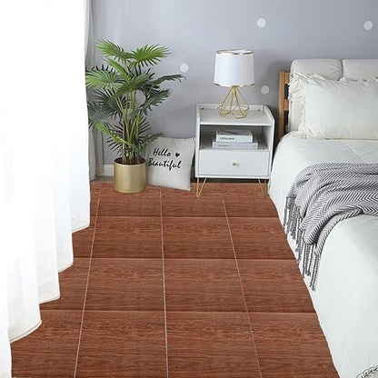 40 Sheet Vinyl Flooring 12” x 12” Peel and Stick Floor Tile Waterproof Walnut Wood Vinyl Floor Tiles Clearance Self Adhesive Floor Tiles Sticky Laminate Flooring Stick on Bathroom Kitchen RV