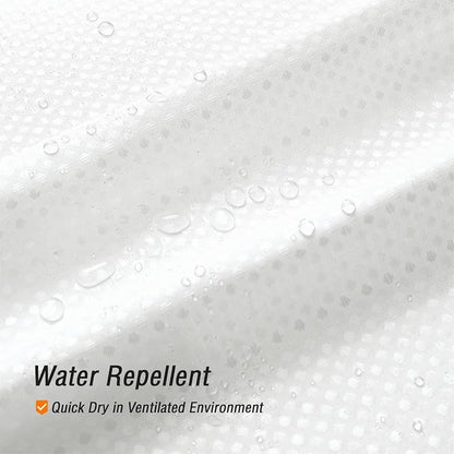Extra Long 230GSM White Shower Curtain, 72 x 84 | 230GSM Tall Fabric Shower Curtain for Bathroom, Water Repellent, Machine Washable