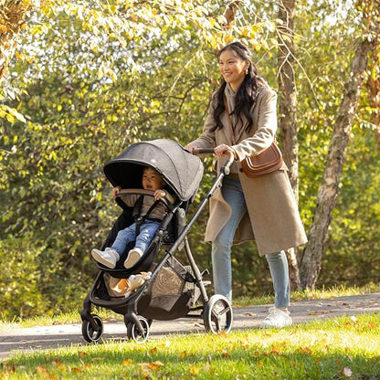 Evenflo Shyft Intuiti Travel System with Revolve180 LiteMax™ NXT Rotating Rear-Facing Lightweight Preemie and Infant Car Seat 3-30 lbs. (Amaranth Pink)