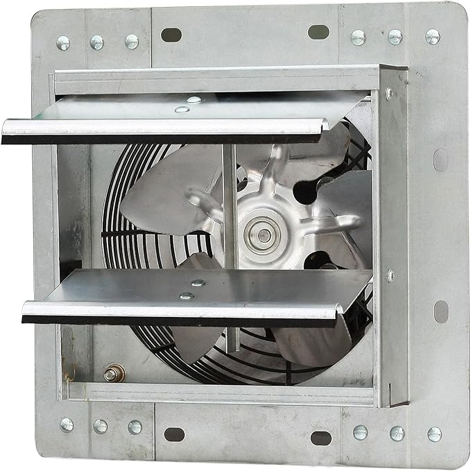 iLIVING ILG8SF7V Shutter Exhaust Fan, 7" - Variable, Silver