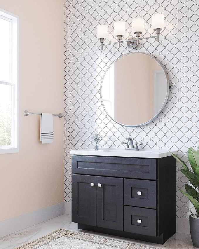 Design House Brookings Bathroom Vanity, 36", Espresso | Adjustable Hinges, Freestanding, Contemporary/Modern, Wood, Bath, 586990