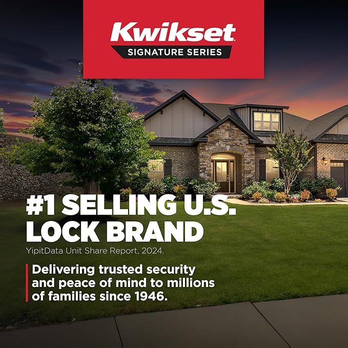 Kwikset Tustin Dummy Door Handle, Single Sided Lever for Closets, French Double Doors, and Pantry, Satin Nickel Non-Turning Right Handed Interior Push/Pull Lever, with Microban Protection