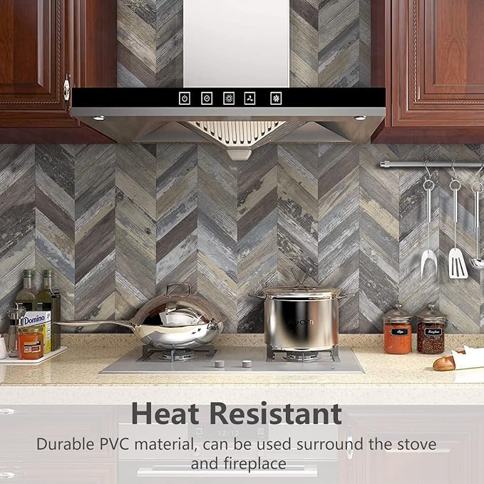 STICKGOO Herringbone Tile Peel and Stick Backsplash for Kitchen&Bathroom