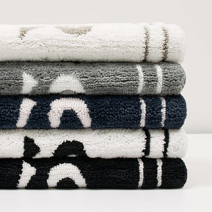 Mohawk Home Hers Casual Novelty; Solid Ivory 1' 5" X 2' Bath Mat Perfect for Bathroom