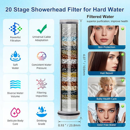 Metal 12" Rain Showerhead with 10-Spray Handheld, Easy Reach 4-way Diverter | NSF/ANSI/CAN 372 Certified, Chrome, High Pressure Shower Head with Pause Mode, 71" Stainless Steel Hose/12" Extension Arm