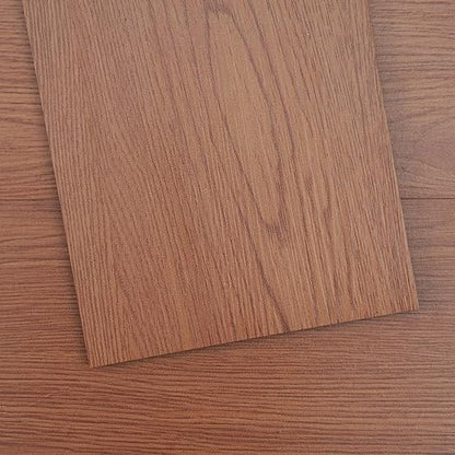 VEVOR Self Adhesive Vinyl Floor Tiles 36x6 inch, 36 Tiles 2.5mm Thick Peel & Stick Tile 54 Sq.Ft, Deep Brown Wood Grain DIY Flooring for Kitchen Dining Room Bedrooms & Bathrooms, Easy for Home Decor