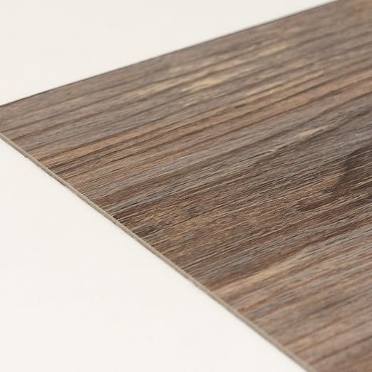 FloorPops FP3323 Knotting Hill Peel & Stick Floor Tiles, Brown (Pack of 6)